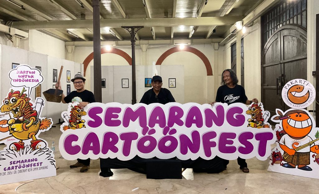 Karya Kartunis 25 Negara , siap tampil di Semarang Cartoonfest 2025